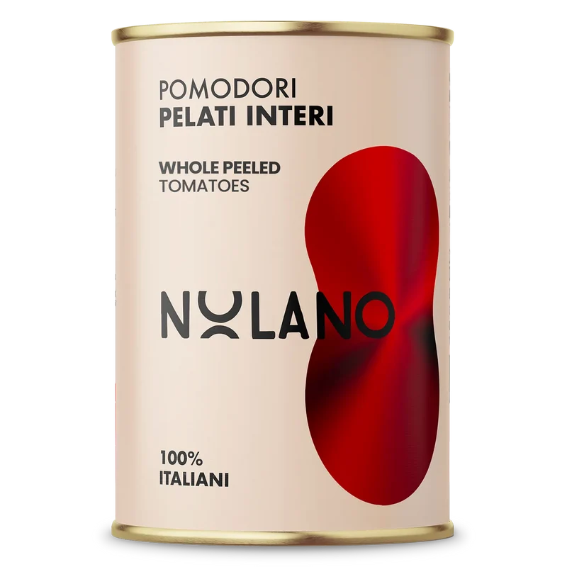 NOLANO - Ganze geschälte Tomaten in Tomatensaft - 400g Dose