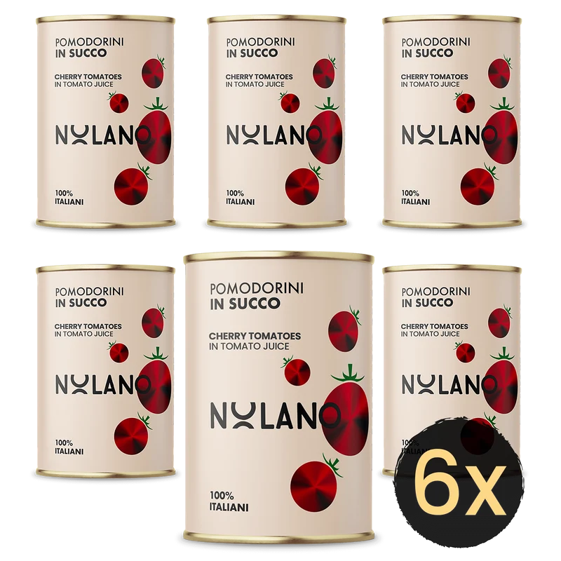 NOLANO - Kirschtomaten Tomaten in Tomatensaft - 400g Dose