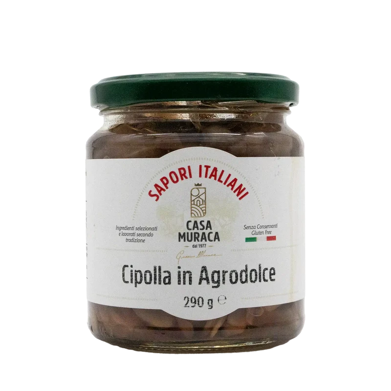 Tropea-Zwiebeln in Perfektion - die süß-saure Spezialität - 290g - Casa Muraca