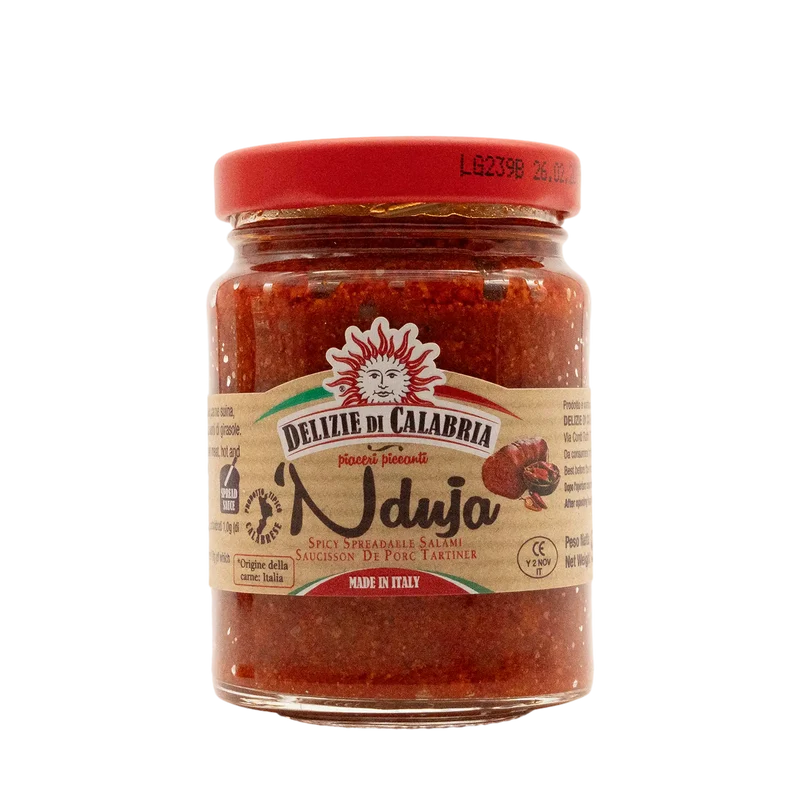 Nduja – Kalabriens feurige Seele mit einem Hauch Süße - scharf - 90g - Delizie di Calabria