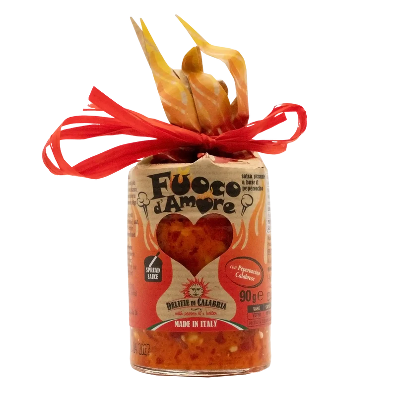 kalabrisches Feuer der Liebe - extra scharf - vegetarisch - 90g - Delizie di Calabria