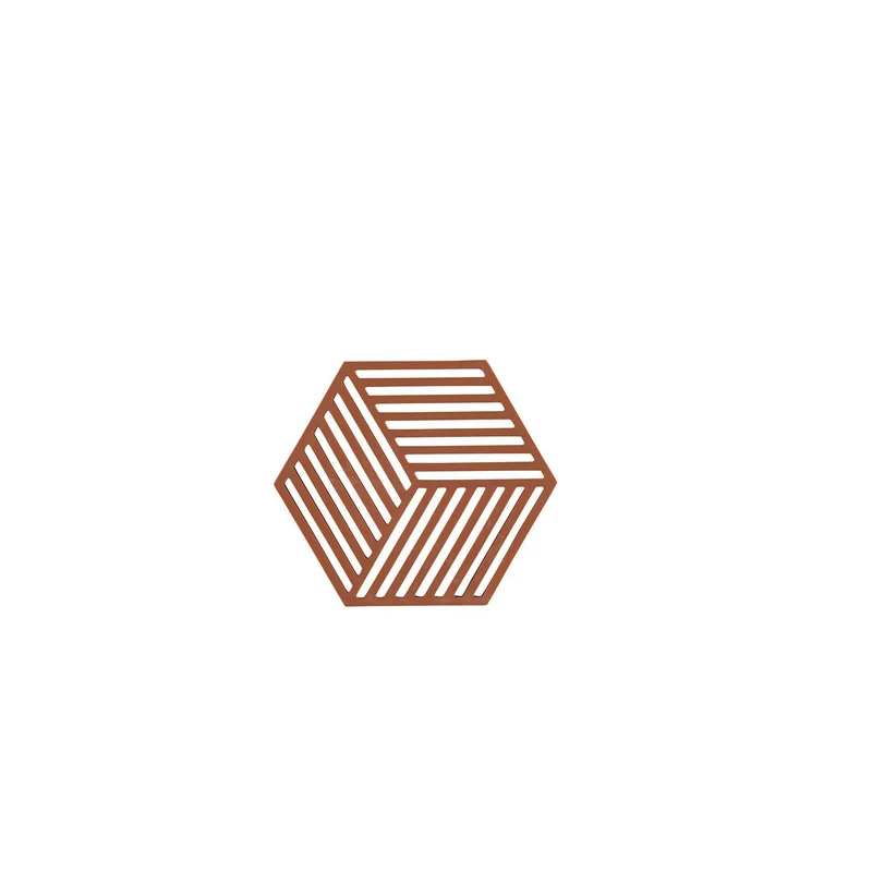 Zone Denmark Untersetzer Hexagon Terracotta