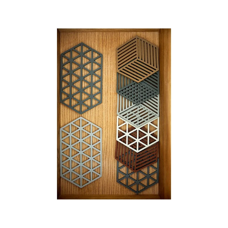Zone Denmark Untersetzer Hexagon Terracotta
