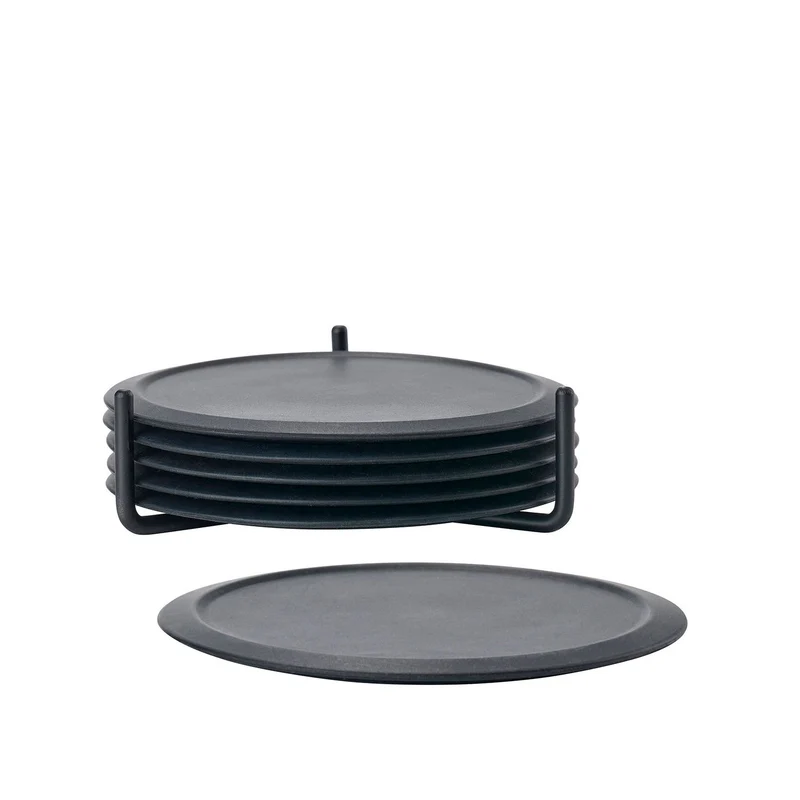 Zone Denmark Glasuntersetzer m Halter Singles Black