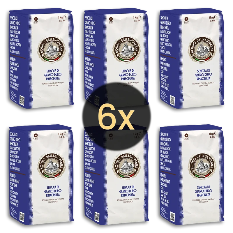 Molino Dallagiovanna - 1kg SEMOLA Rimacinata di Grano Duro