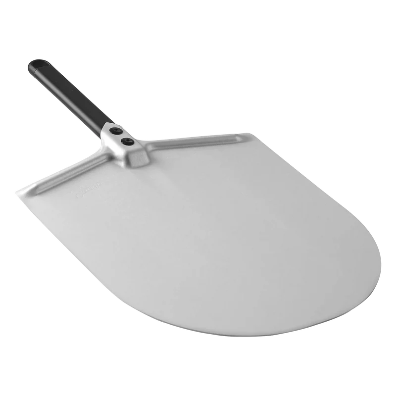 Gi Metal - Pizzaschieber Amica Classica 33cm Alu schwarz - kurzer Griff
