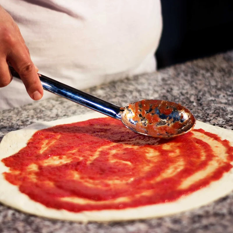 Gi.Metal Pizza Löffel für Tomatensoße | Edelstahl
