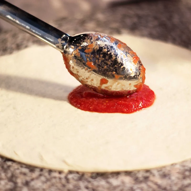 Gi.Metal Pizza Löffel für Tomatensoße | Edelstahl