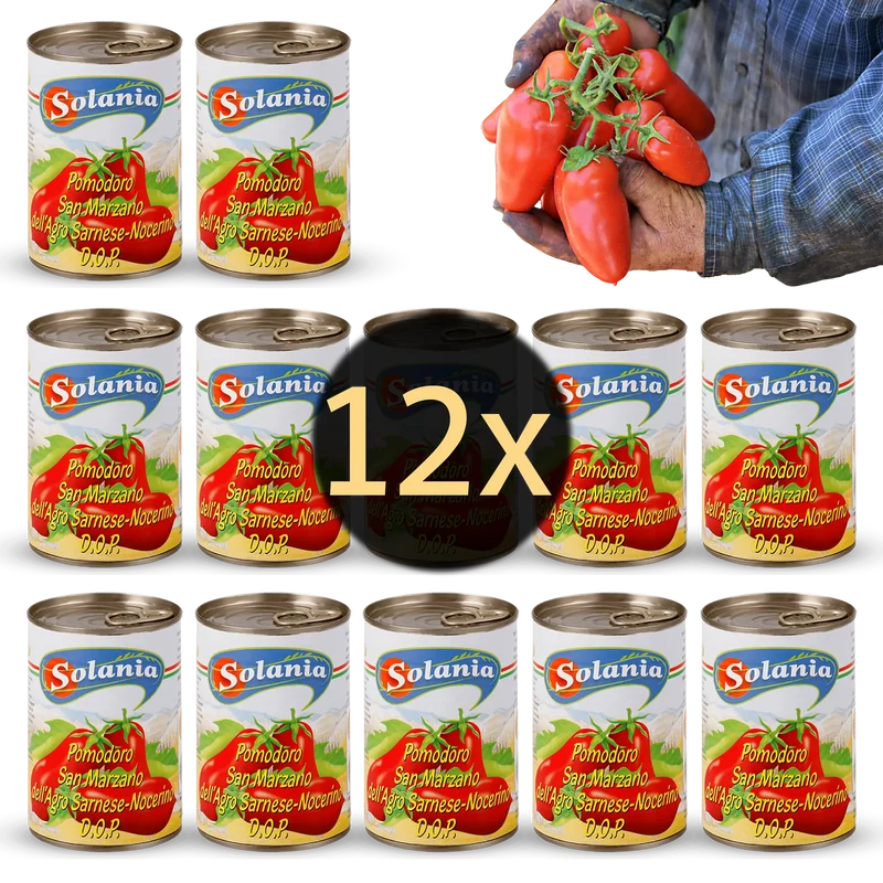 SOLANIA SAN MARZANO TOMATE DOP DOSE - JE 400G