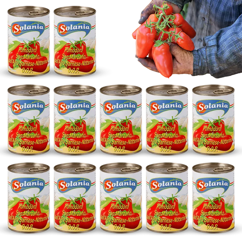 SOLANIA SAN MARZANO TOMATE DOP DOSE - JE 400G