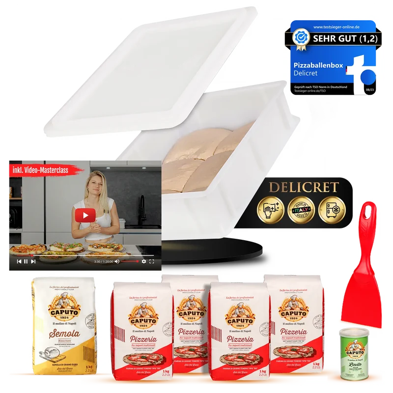 DELICRET - Pizza Starter Kit mit Original Zutaten aus der Pizzaheimat
