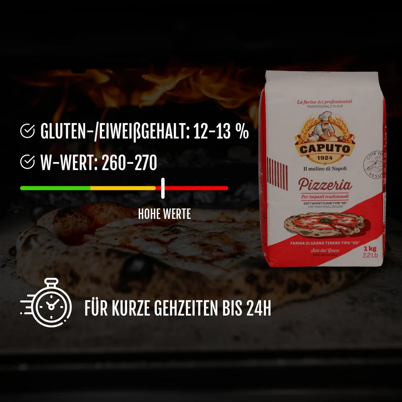 10x Caputo Pizzamehl - Pizzeria - Tipo 00