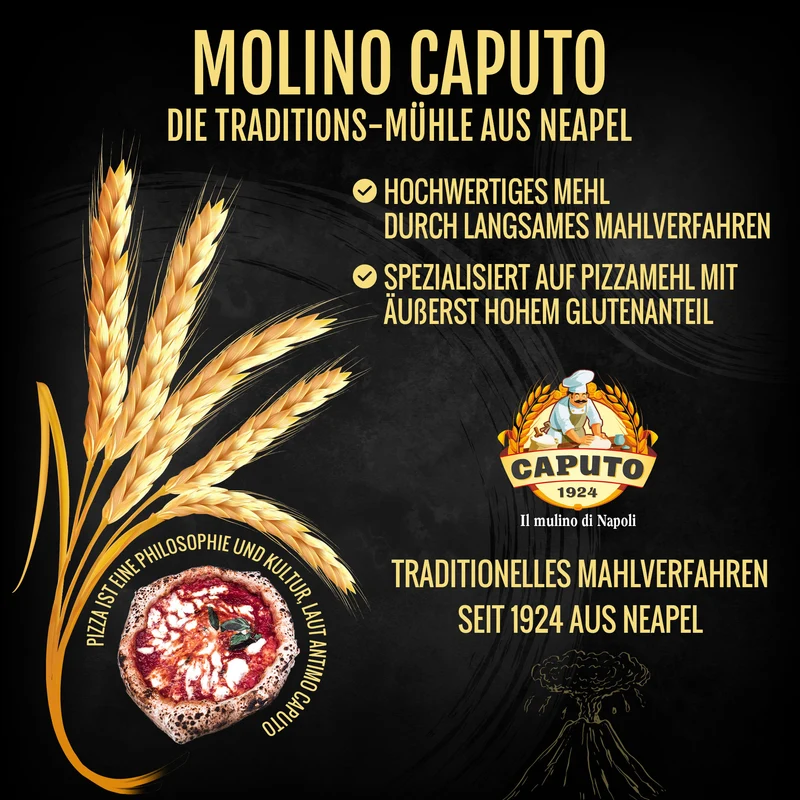 10x Caputo Pizzamehl - Pizzeria - Tipo 00