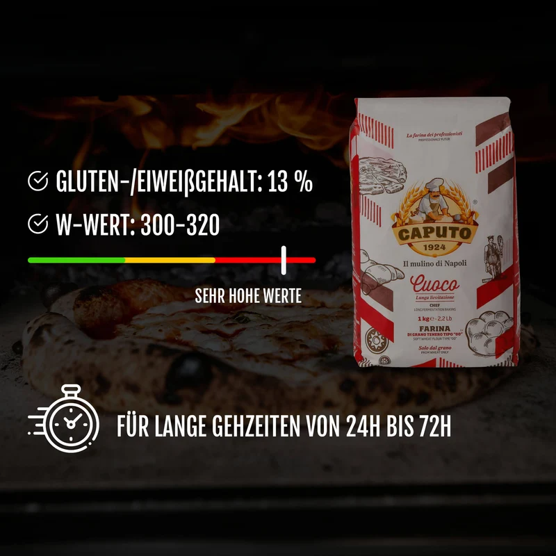 Caputo Cuoco- 1kg - für Teige mit langen Gehzeiten >24H