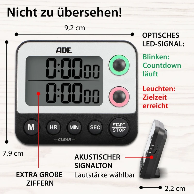 Digitaler Dual-Küchentimer