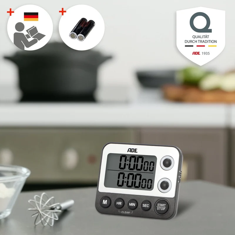 Digitaler Dual-Küchentimer