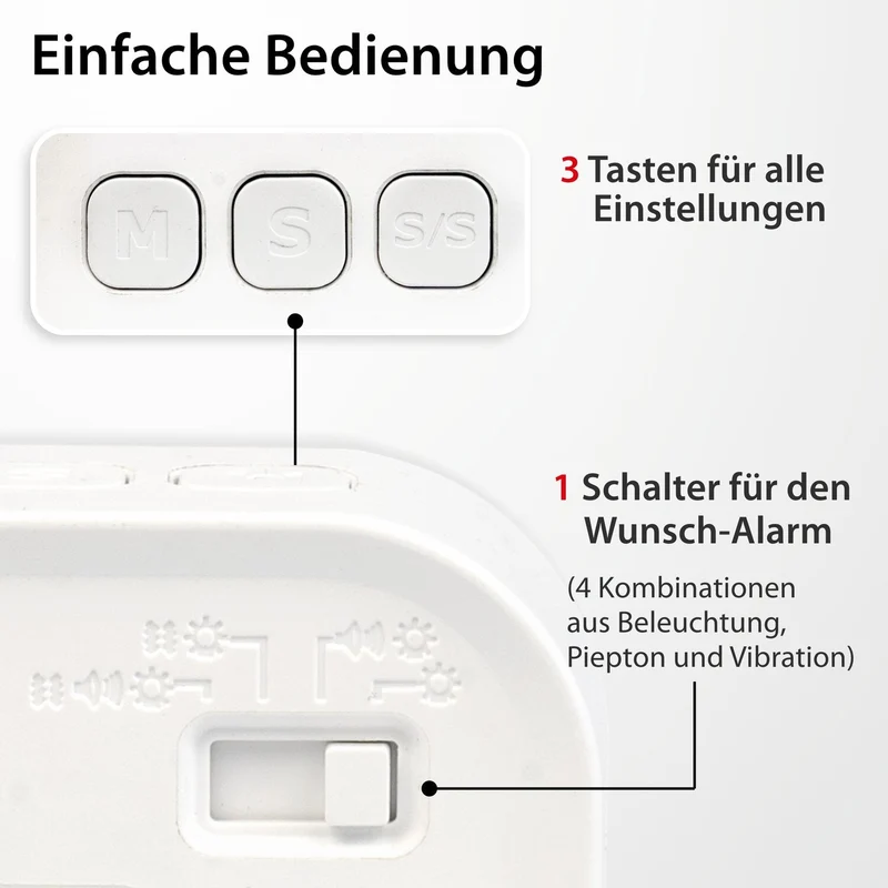 Digitaler Küchentimer mit Kippfunktion