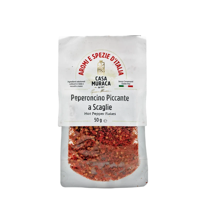 scharfe Chili-Flocken aus Kalabrien - 50g - Casa Muraca