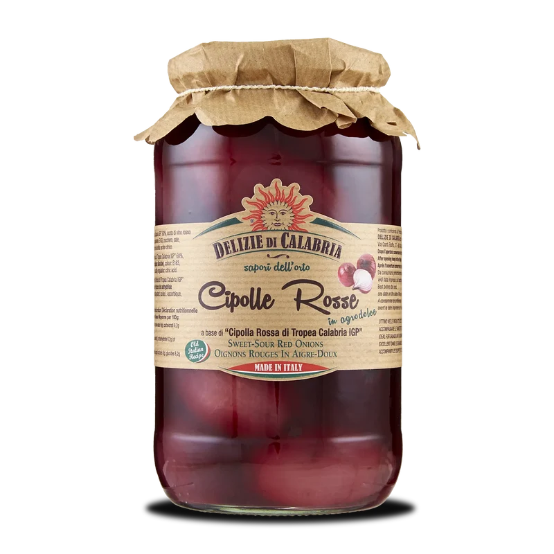 280g - rote Tropea-Zwiebeln IGP Kalabrien aus Tropea - Delizie di Calabria