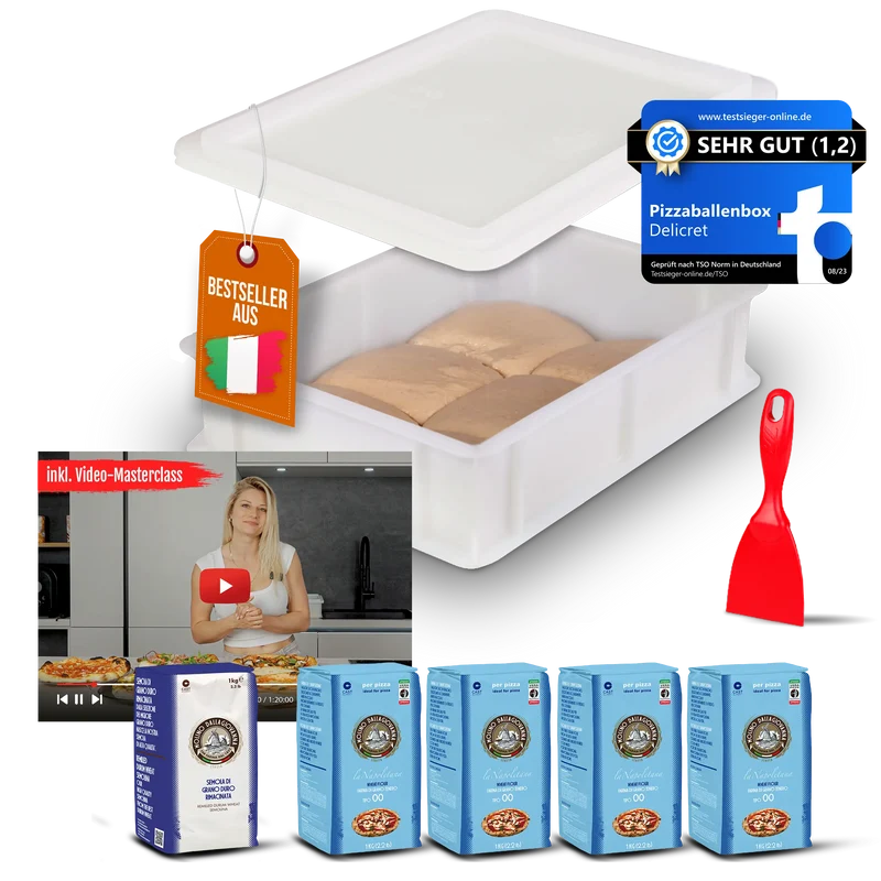 DELICRET - Pizza Starter Kit mit Molino Dallagiovanna Pizzamehl