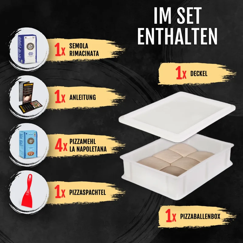 DELICRET - Pizza Starter Kit mit Molino Dallagiovanna Pizzamehl