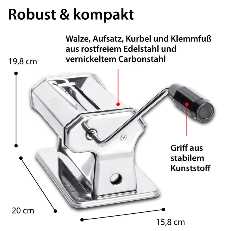 Mechanische Nudelmaschine
