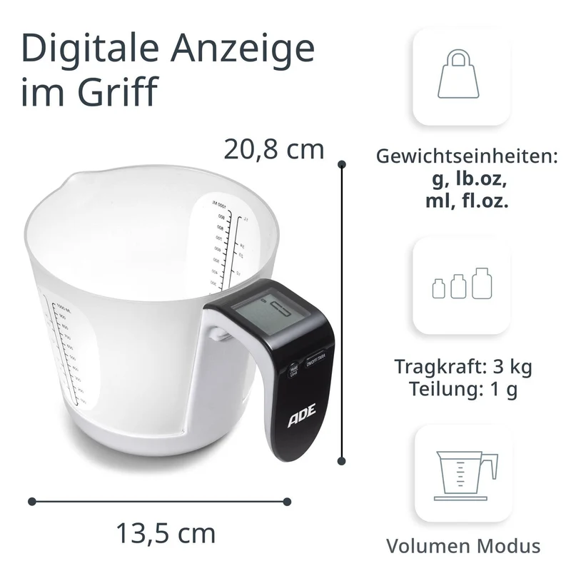 Digitale Messbecherwaage