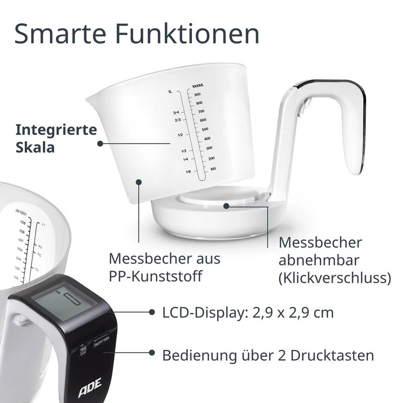 Digitale Messbecherwaage