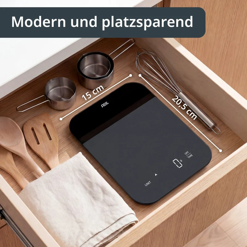 Digitale Küchenwaage mit USB-C