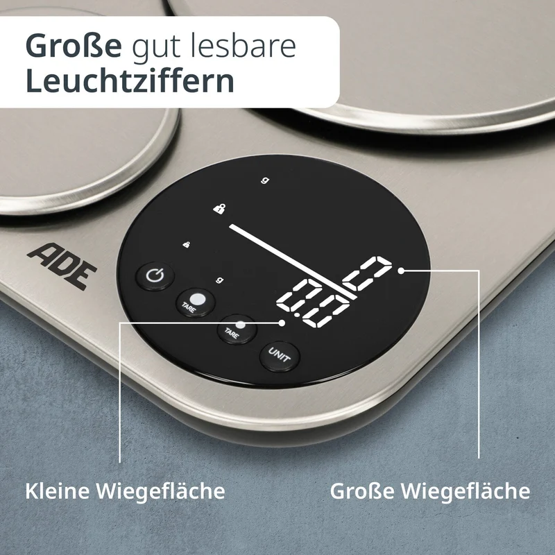 Digitale Dual-Küchenwaage Isabella