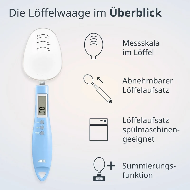Digitale Löffelwaage