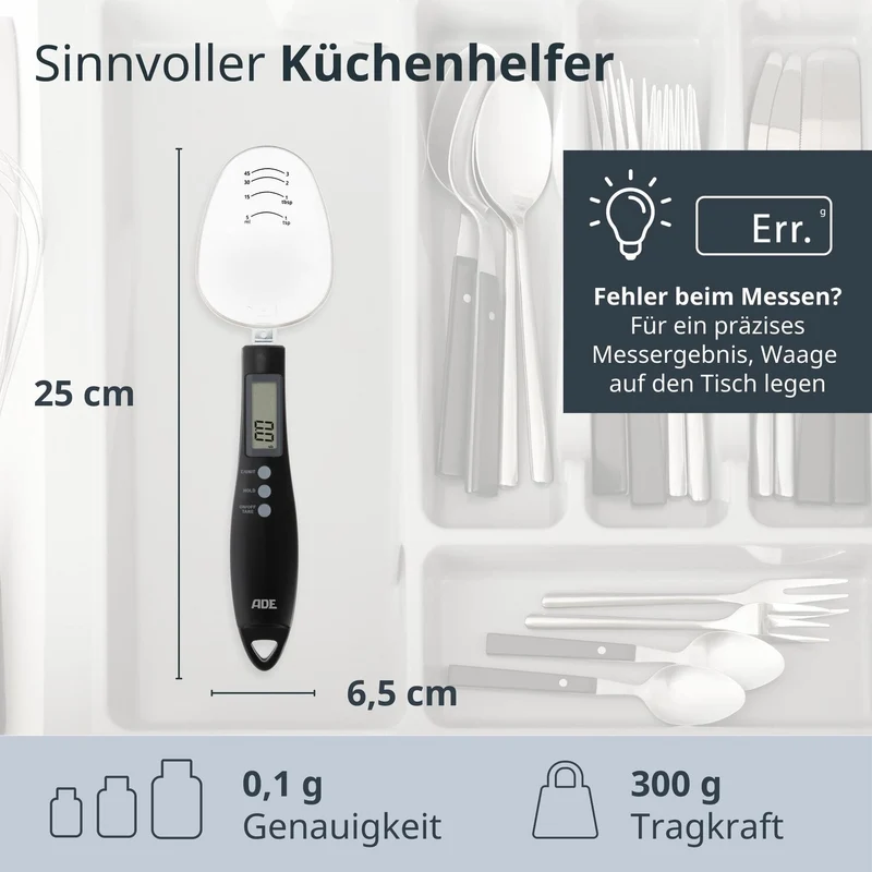 Digitale Löffelwaage