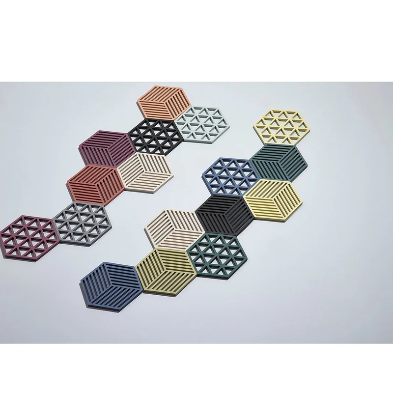 Zone Denmark Untersetzer Hexagon Black