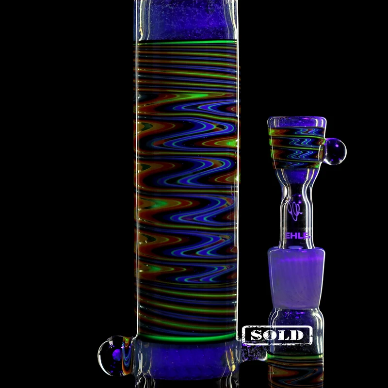 Collab Bong EHLE x mah "Perc Fire Water"