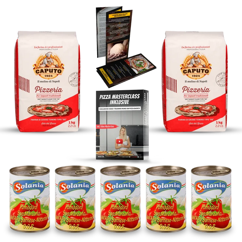 Pizza Kit - Caputo Pizzamehl Typ 00 & San Marzano Tomaten