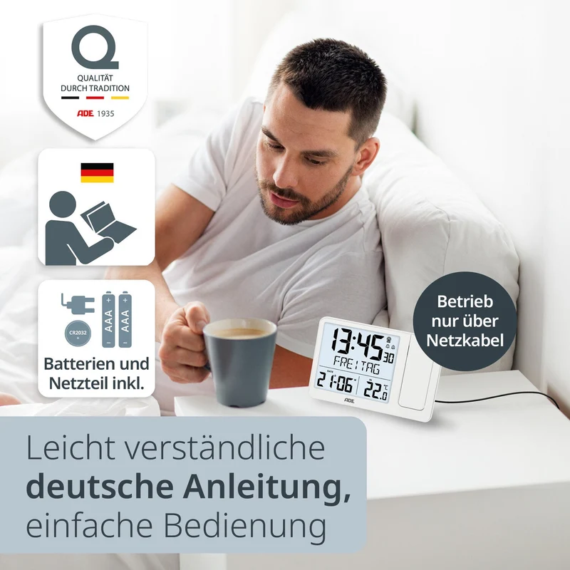 Digitale Funkuhr mit Projektion
