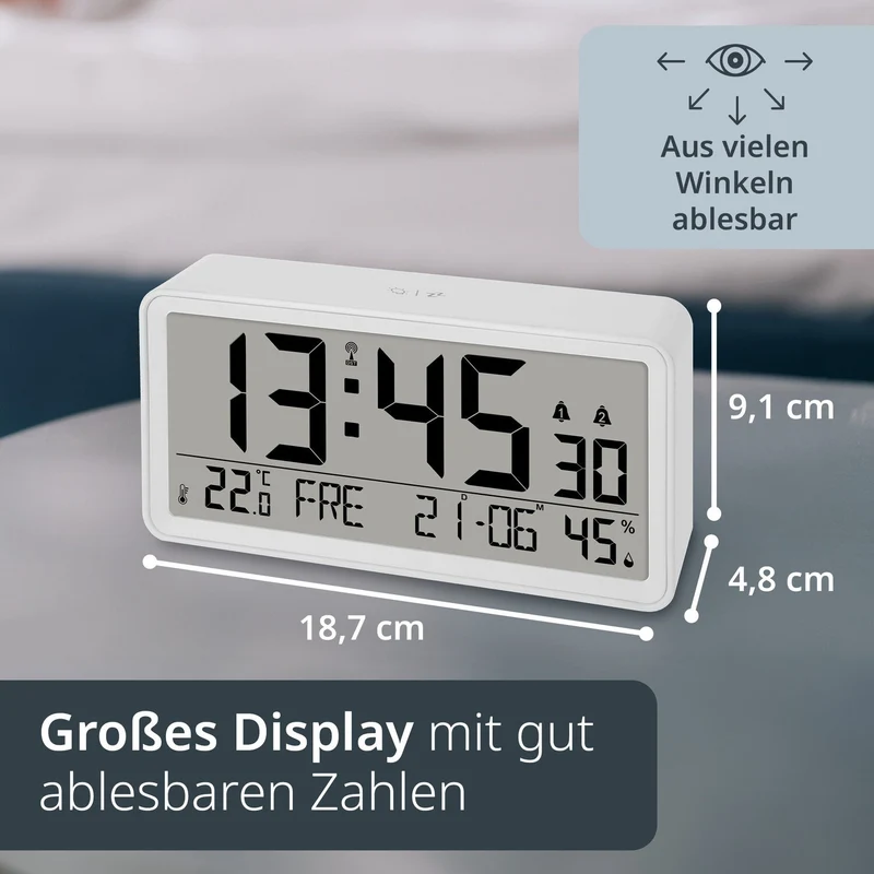Digitale Tisch- und Wanduhr