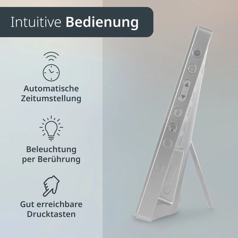 Digitale XL-Funkwanduhr