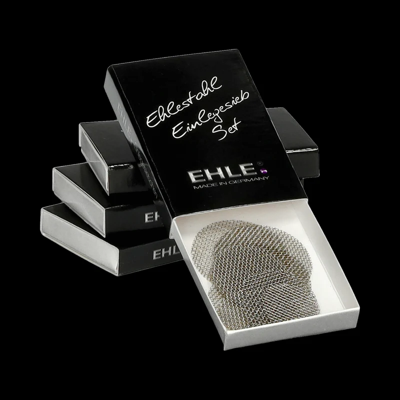 EHLE. Edelstahl - Einlegesieb Set , je 3 x 15mm + 20mm + 25mm Ø