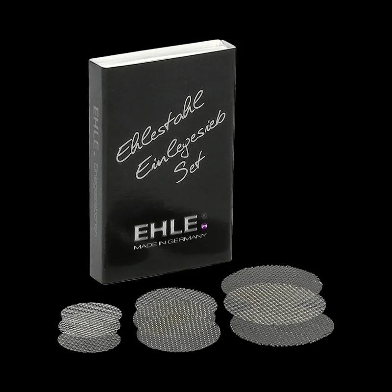 EHLE. Edelstahl - Einlegesieb Set , je 3 x 15mm + 20mm + 25mm Ø