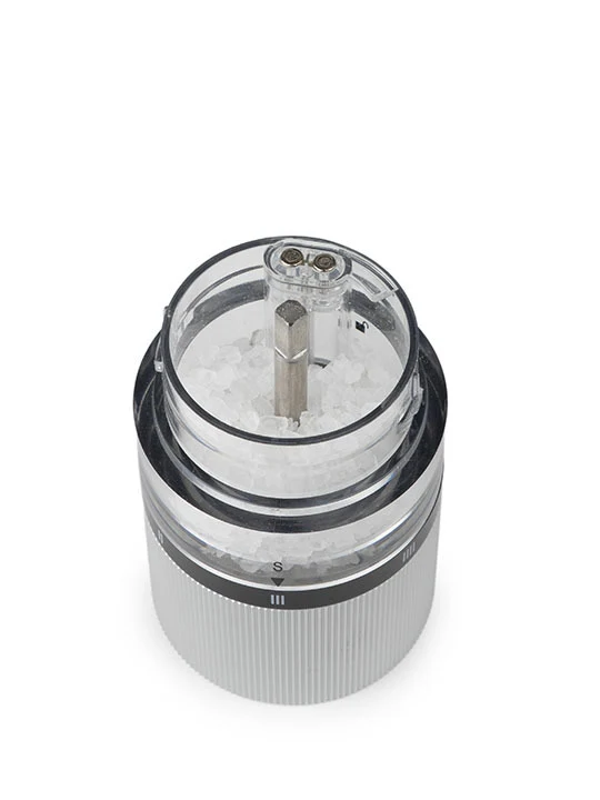 Peugeot Line Sense Elektrische Salzmühle, u‘Select, 20 cm, Aluminium, (wiederaufladbar) Lithium-Ionen-Akku