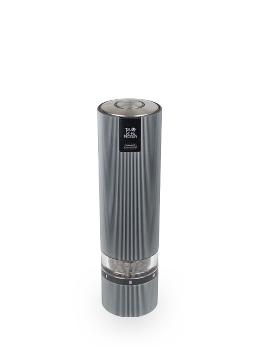 Peugeot Line Sense Elektrische Pfeffermühle, u‘Select, 20 cm, Carbon, (wiederaufladbar) Lithium-Ionen-Akku