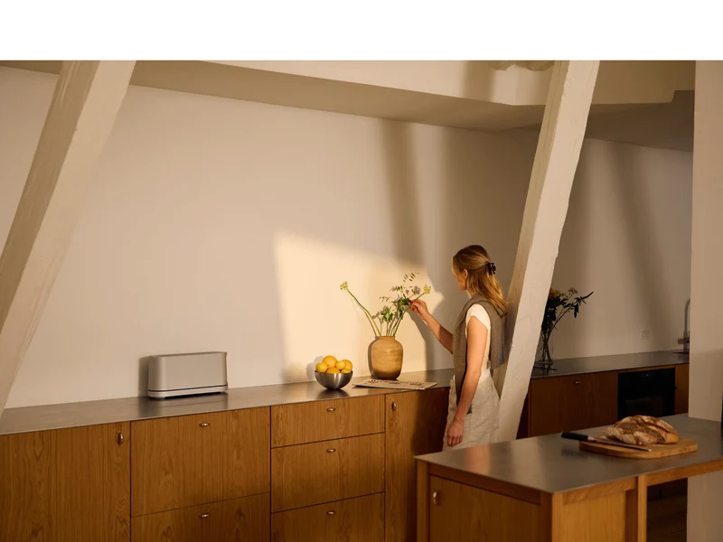 Jacob Jensen Toaster Long Slot Silver