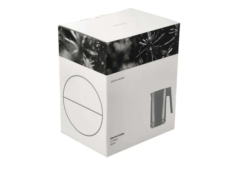 Jacob Jensen Wasserkocher 1,2 Liter Silver