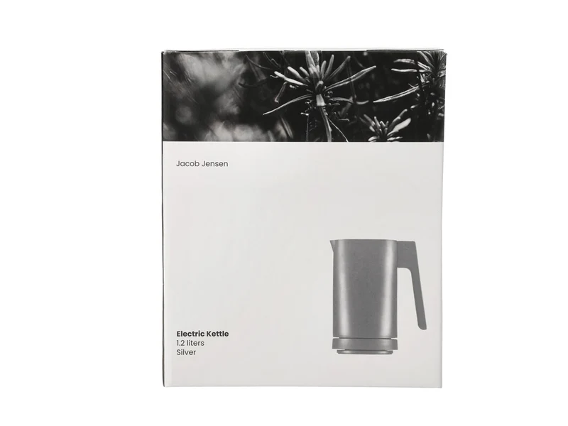 Jacob Jensen Wasserkocher 1,2 Liter Silver