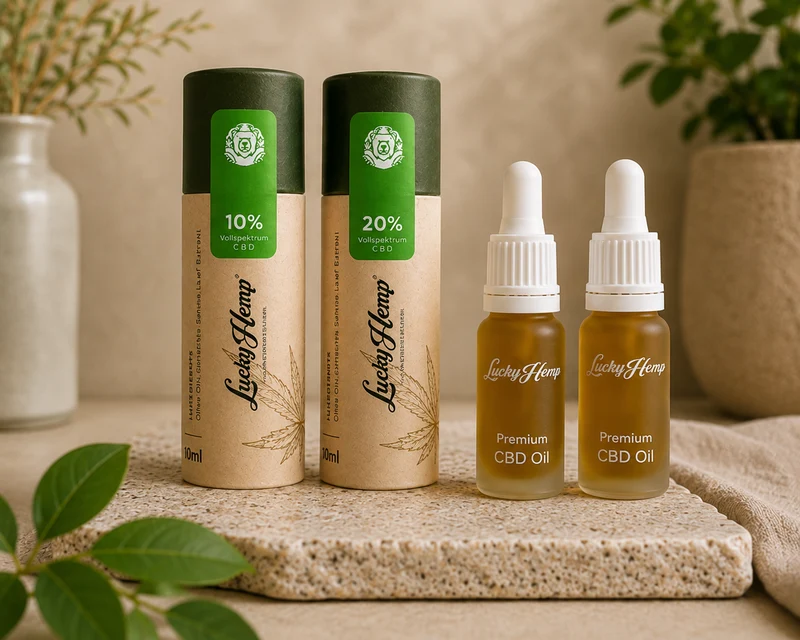 Öl-Set 10% + 20% Vollspektrum CBD-Öle