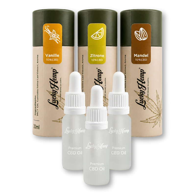 Probier-Set Aromaöle 10% CBD