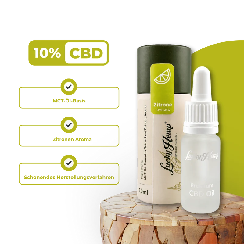 Zitronen CBD-Öl 10%
