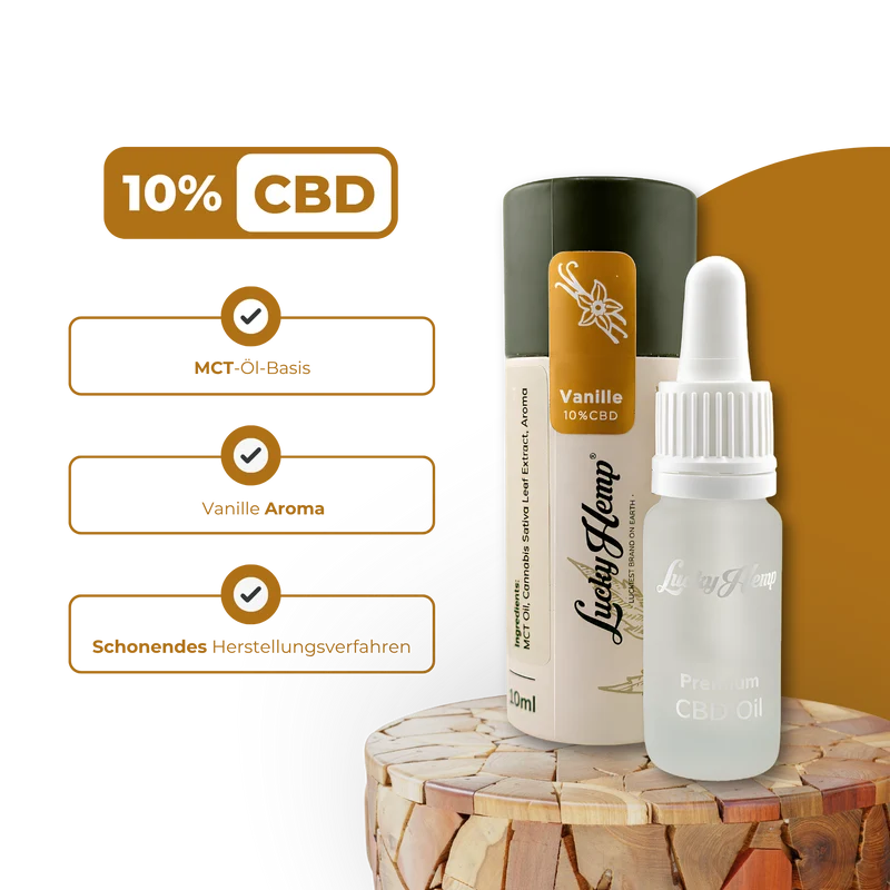 Vanille CBD-Öl 10%