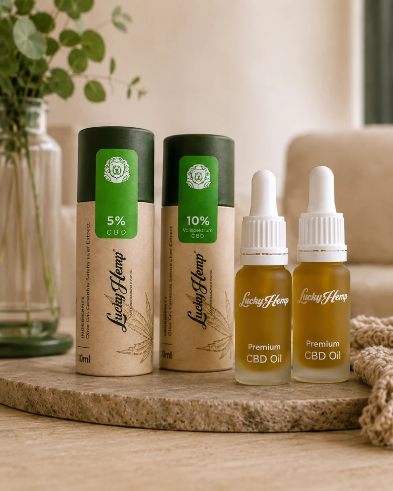 Probier-Set 5% + 10% Vollspektrum CBD-Öle